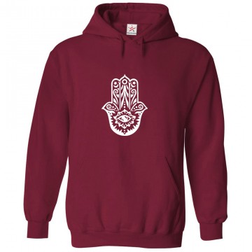 Hamsa Historical Symbol Unisex Classic Kids and Adults Pullover Hoodie